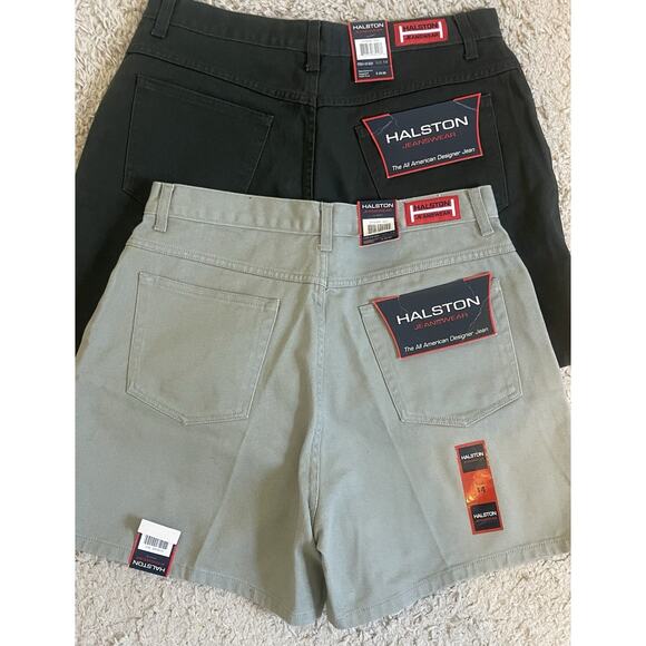 Vintage Halston Jeanswear Womens Mom Jean Shorts High Rise | NWT| Pair| Size 14 - Picture 3 of 9